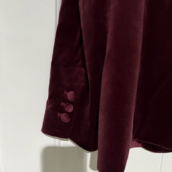 💜💜HP💜💜 NWT Frame Clasic Cut Blazer in Modern Luxe Velvet - Picture 6 of 7